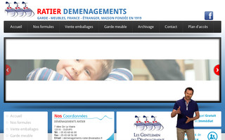 demenagements-ratier.fr website preview