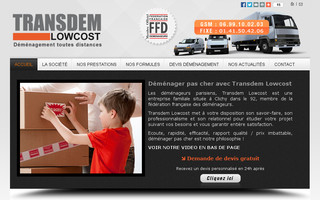 transdem-lowcost.fr website preview