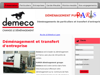 demeco-paris.com website preview
