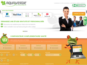 aquaverde-assurance.fr website preview