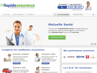 rapide-assurance.com website preview