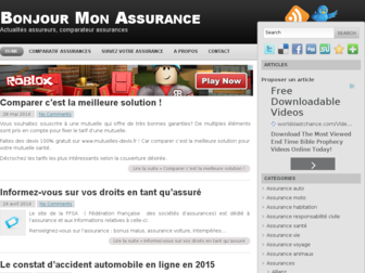 bonjourmonassurance.com website preview