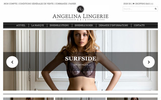 angelina-lingerie.com website preview