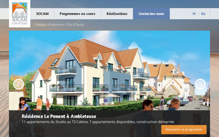 socam-immobilier.com website preview