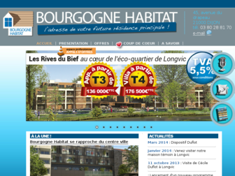 bourgogne-habitat.fr website preview