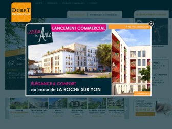 duret-promoteur.fr website preview