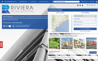 fr.riviera-realisation.com website preview