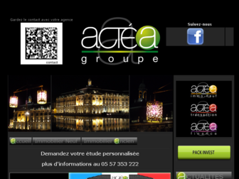 actea-groupe.com website preview