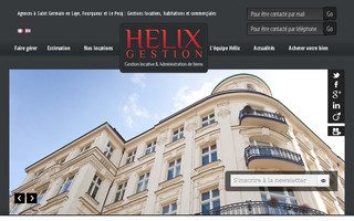 helixgestion.com website preview