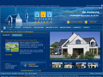 maisons-arteco.fr website preview