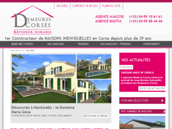 demeurescorses.com website preview