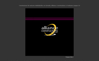 alliance-constructions.fr website preview