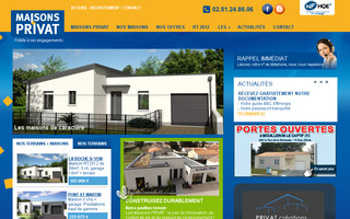 constructeur-maison-privat.fr website preview
