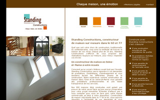 standingconstructions.com website preview