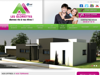 constructeur-maison-12.fr website preview