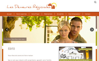 lesdemeuresregionales.com website preview