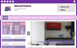 dubosclard-plomberie.fr website preview
