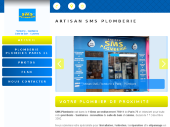 sms-plomberie-paris.fr website preview