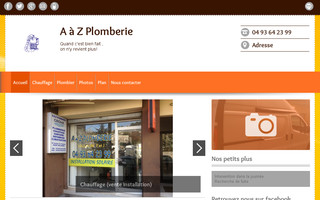 aaz-plomberie.fr website preview
