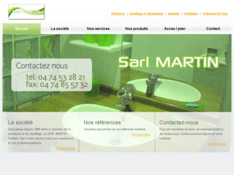 martin-plomberie.com website preview