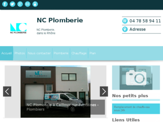 nc-plomberie.fr website preview