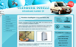 plomberie-porelli.fr website preview
