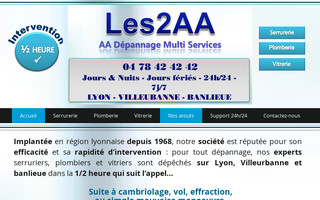 les2aa.fr website preview