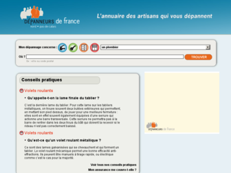 depanneurs-de-france.fr website preview