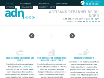 adn-lille.fr website preview