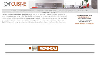 cap-cuisines.fr website preview