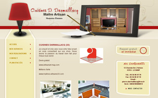 cuisines-darmaillacq.fr website preview