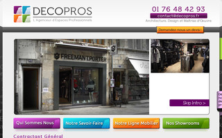 decopros.fr website preview