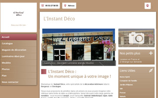 linstant-deco-bergerac.fr website preview