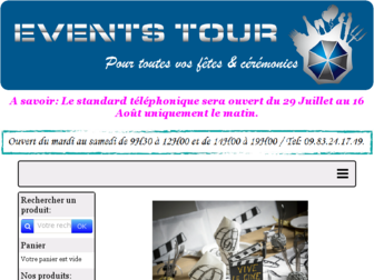 events-tour.com website preview