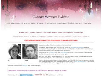 voyance-papesse.com website preview