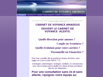 amadeus-voyance.fr website preview