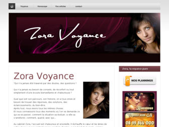 zora-voyance.com website preview