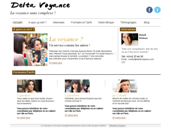 delta-voyance.com website preview