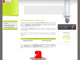 electricien-miramas-grans-lafare.fr website preview