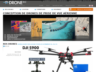drone-rc.com website preview