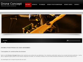 drone-concept.fr website preview