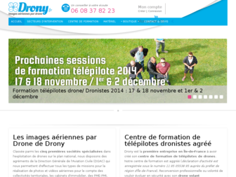 drony.fr website preview
