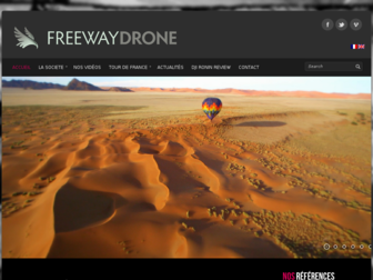 freewaydrone.com website preview