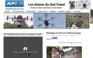 drones-bordeaux.fr website preview