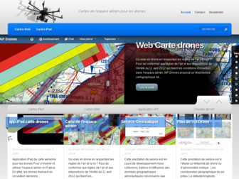 aip-drones.fr website preview