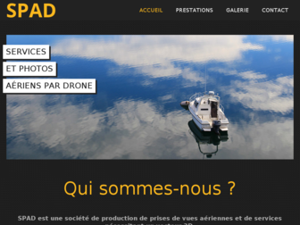 spad-drone.com website preview