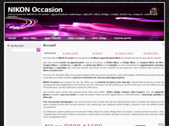 nikon-occasion.com website preview