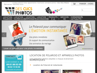 des-clics-photos.fr website preview