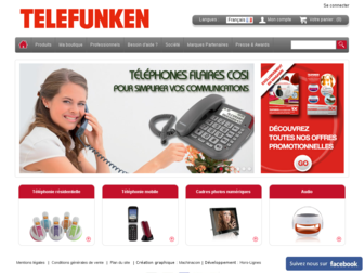 telefunken-digital.fr website preview