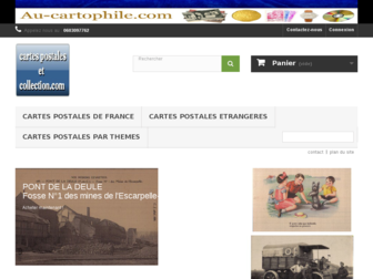 cartes-postales-et-collection.com website preview